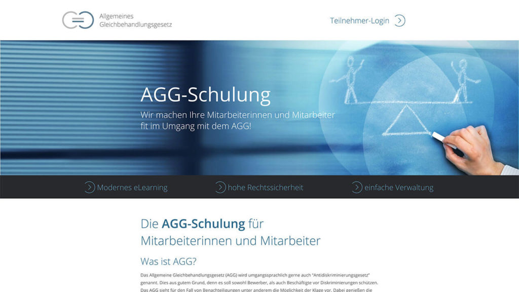 AGG-Zertifikat - Online Schulung - Start