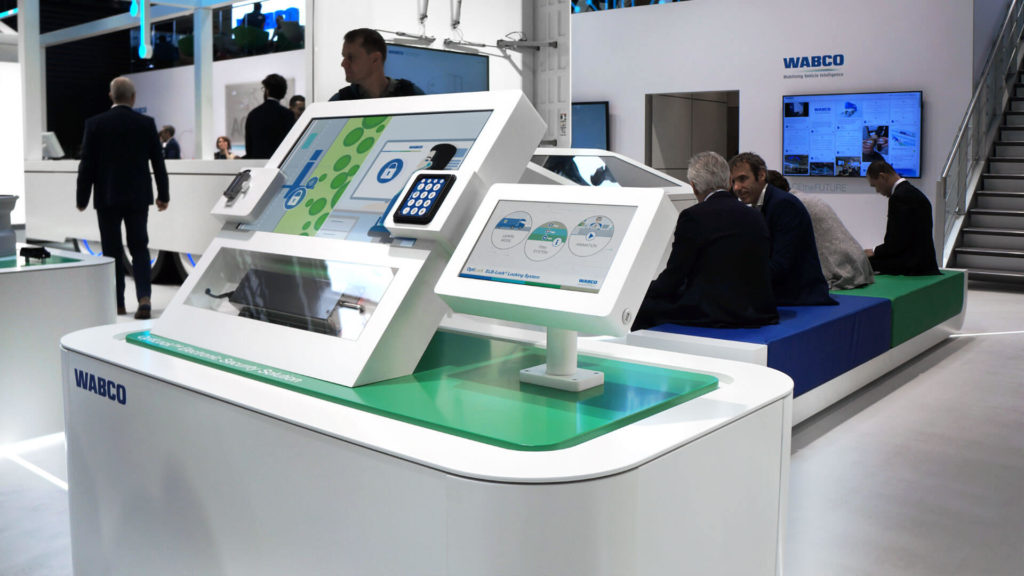 WABCO IAA 2018 - Messestand, Anwendung