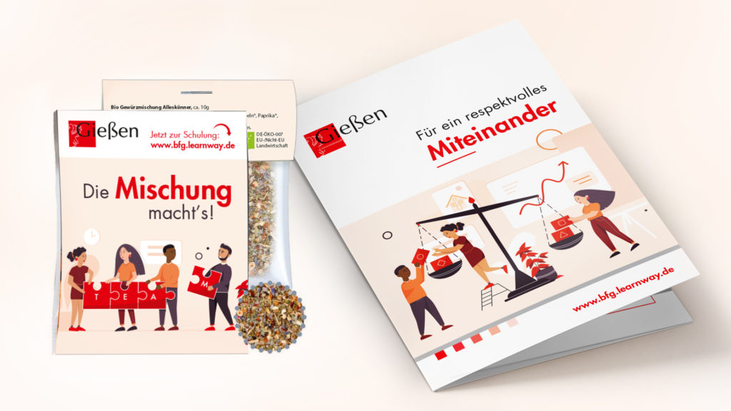 Die dazugehörige Gewürzmischung unter dem Motto: Die Mischung macht's - Für ein respektvolles Miteinander