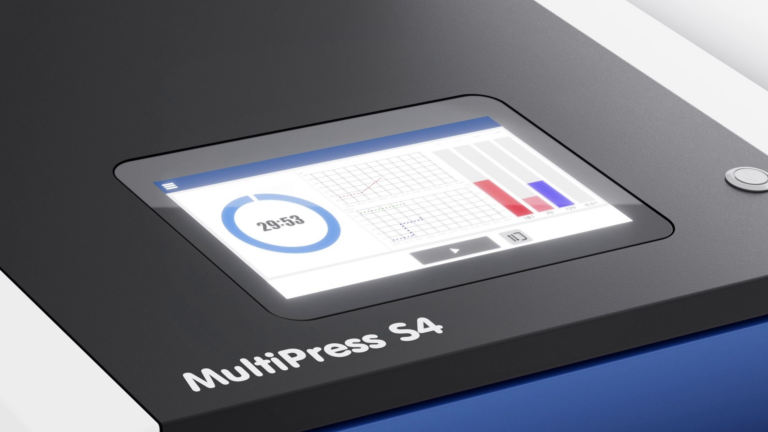 3D-Visualisierung Benutzeroberfläche der Multipress von LPKF